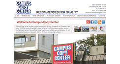 Desktop Screenshot of campuscopycenter.com